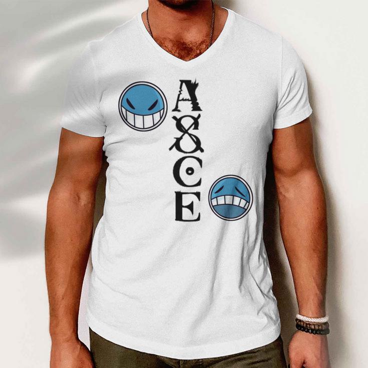 Ace Men V-Neck Tshirt