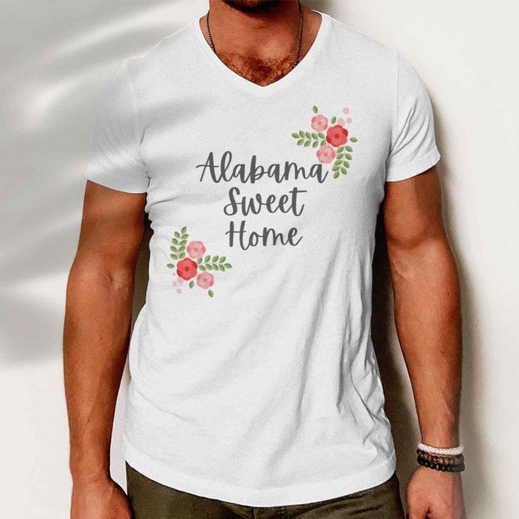 Alabama Sweet Home Sweet Home Men V-Neck Tshirt