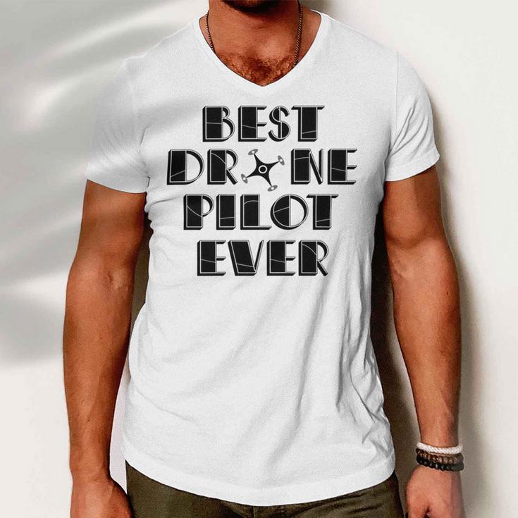 Best Drone Pilot Ever Men V-Neck Tshirt