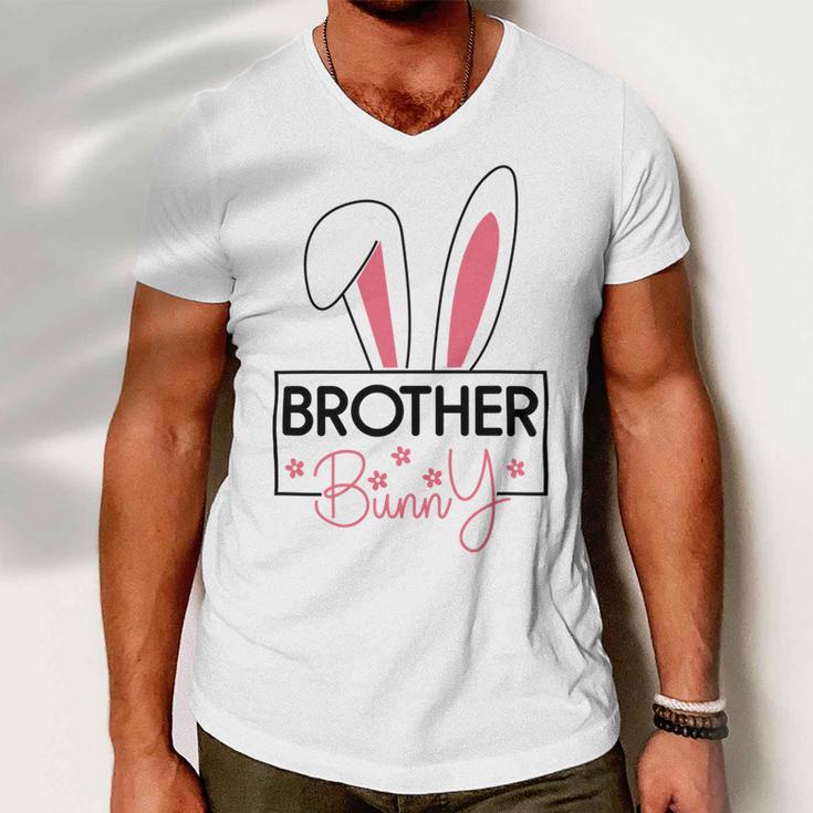 Brother Easter Bunny Men V-Neck Tshirt