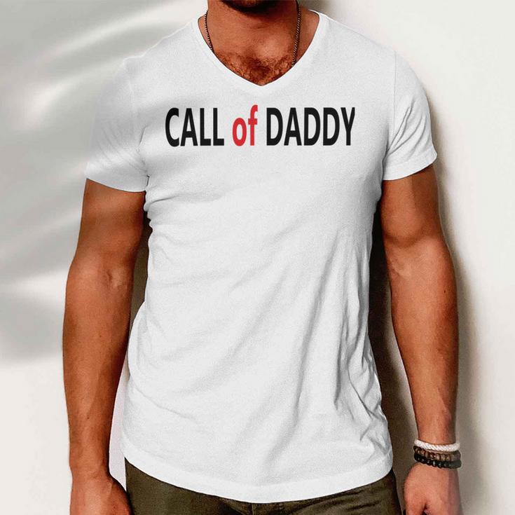 Call Of Daddy Men V-Neck Tshirt