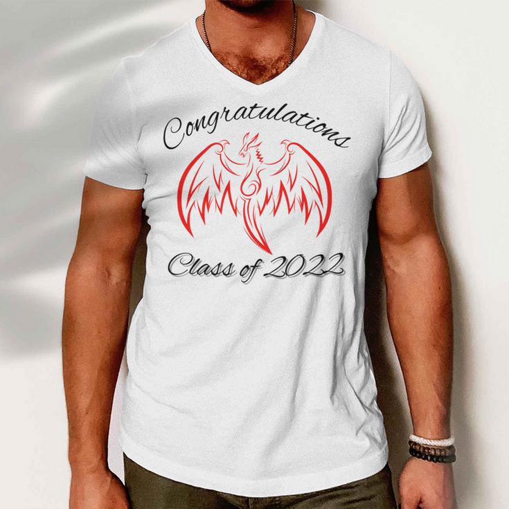 Congratulations Class Of 2022 Dragon Men V-Neck Tshirt