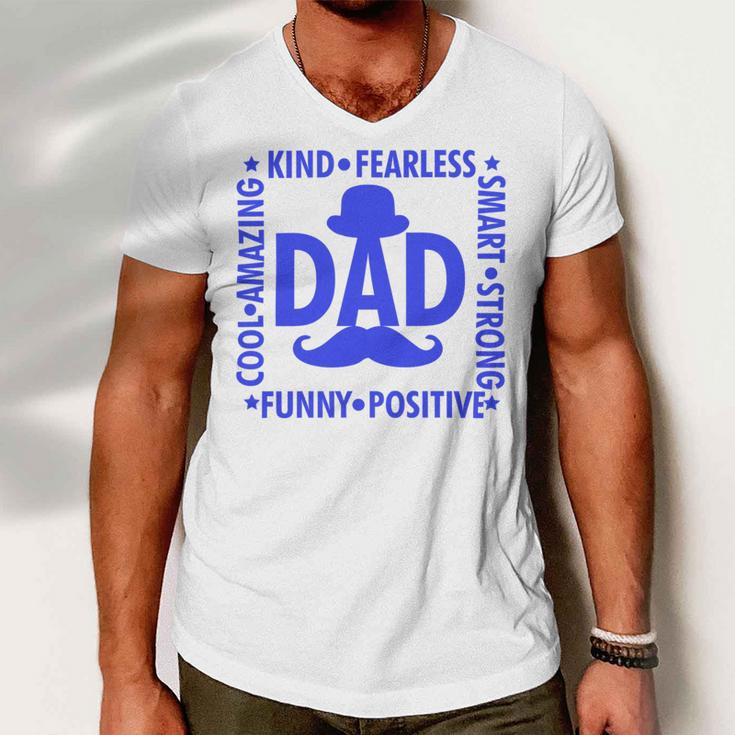 Dad Fathers Day Gifts Men V-Neck Tshirt