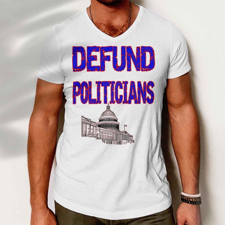 Defund Politicians Men V-Neck Tshirt