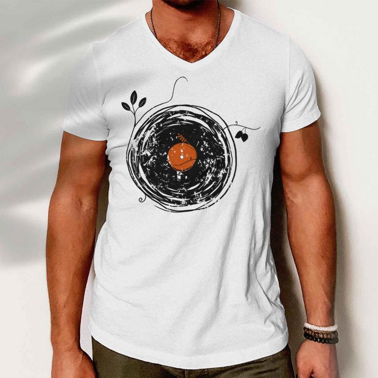 Enchanting Vinyl Records Vintage Men V-Neck Tshirt