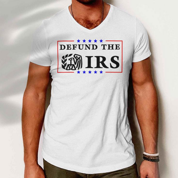 Funny Humor Irs Defund The Irs Men V-Neck Tshirt