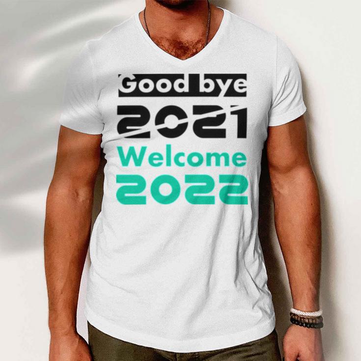 Happy New Year V2 Men V-Neck Tshirt