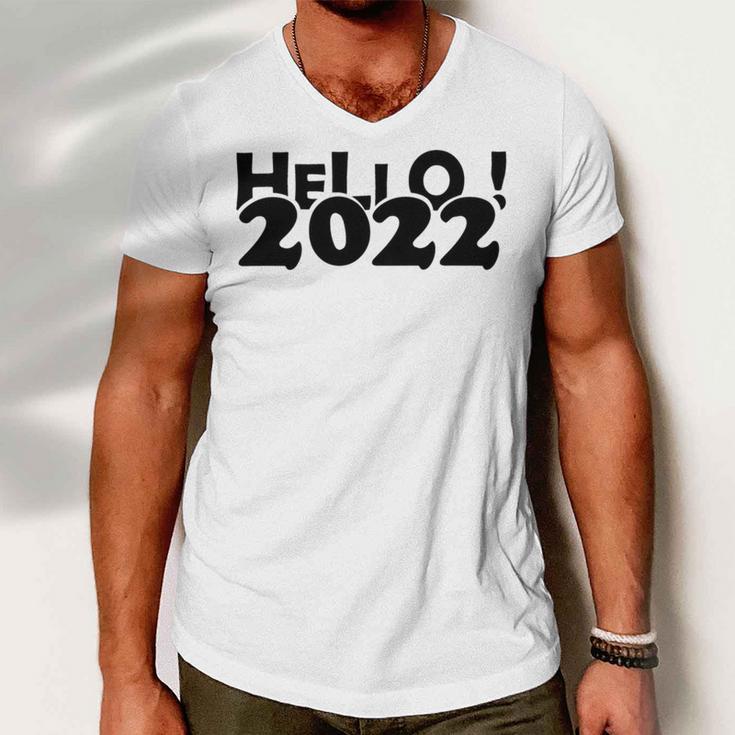 Hello V3 Men V-Neck Tshirt