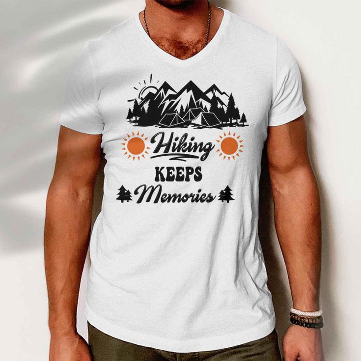 Hiking Keeps Memories V2 Men V-Neck Tshirt