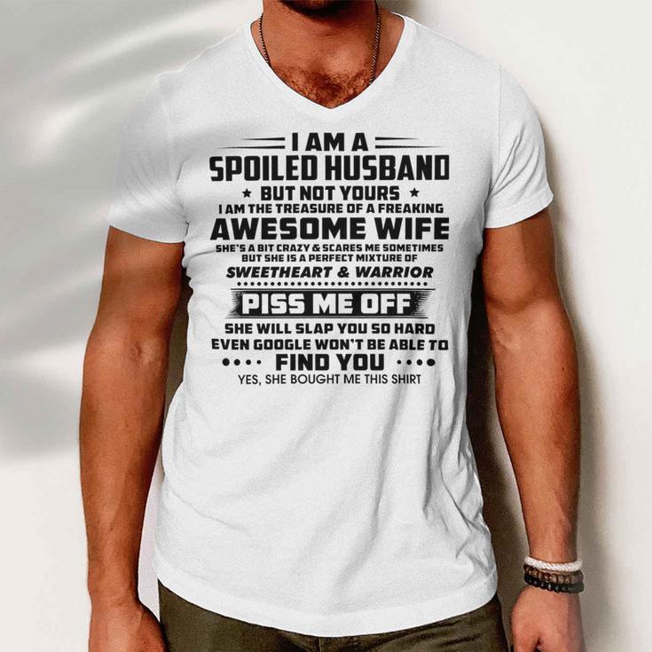 I Am A Spoiled Husband But Not Yours V2 Men V-Neck Tshirt