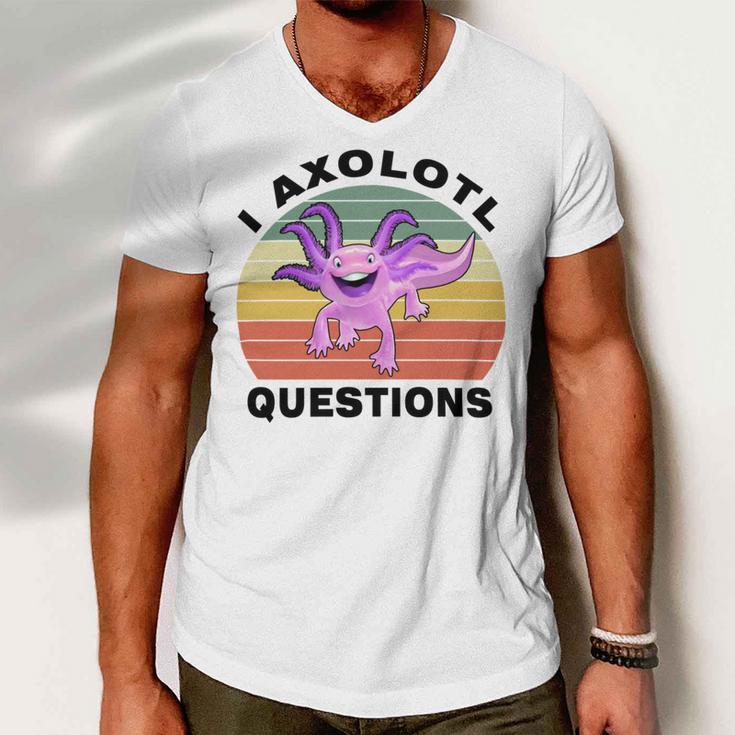 I Axlotl Questions Cute Axlotl V2 Men V-Neck Tshirt