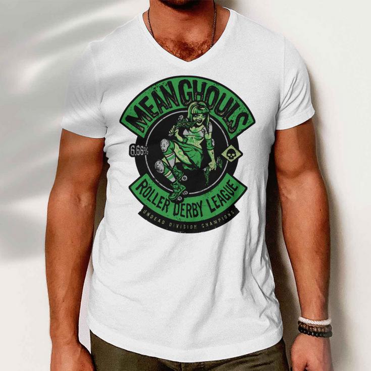 Mean Ghouls 203 Trending Shirt Men V-Neck Tshirt