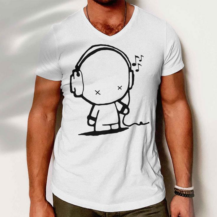 Music Man Men V-Neck Tshirt