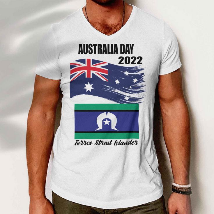 New Australia Day 2022 Men V-Neck Tshirt