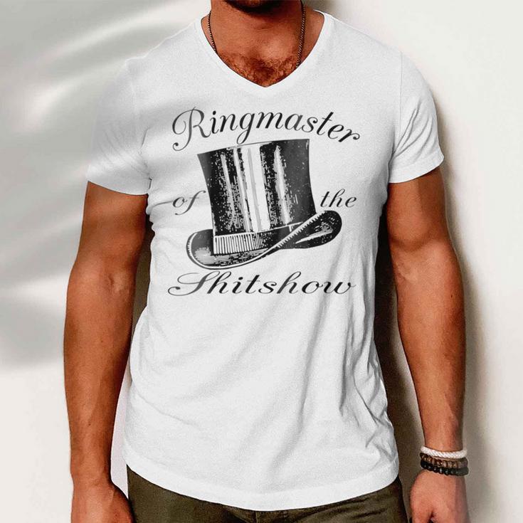 Ringmaster Of The Shitshow Men V-Neck Tshirt