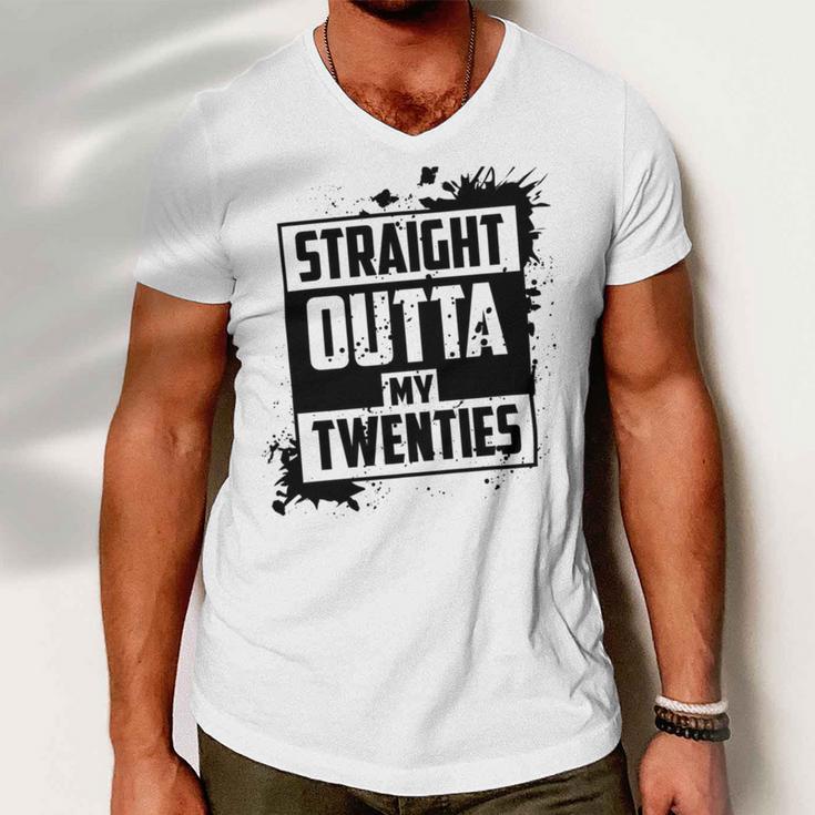 Straight Outta My 20 224 Shirt Men V-Neck Tshirt