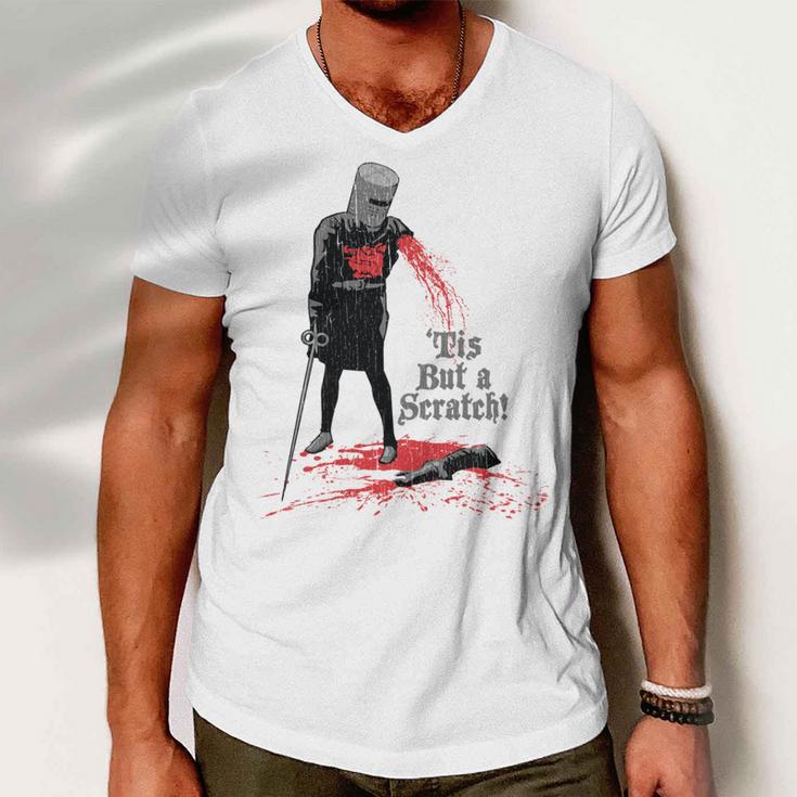 Tis But A Scratch Men V-Neck Tshirt