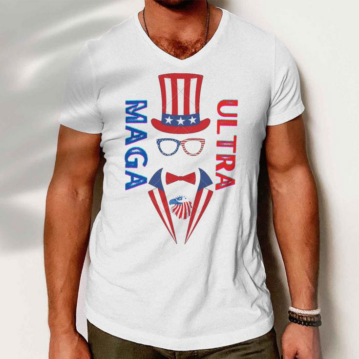 Ultra Maga And Proud Of It V20 Men V-Neck Tshirt