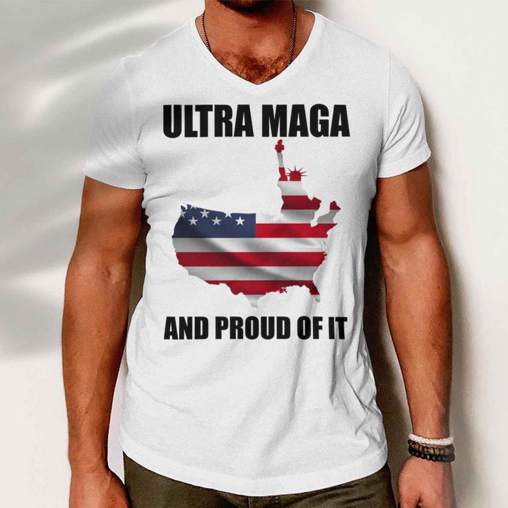 Ultra Maga And Proud Of It V3 Men V-Neck Tshirt