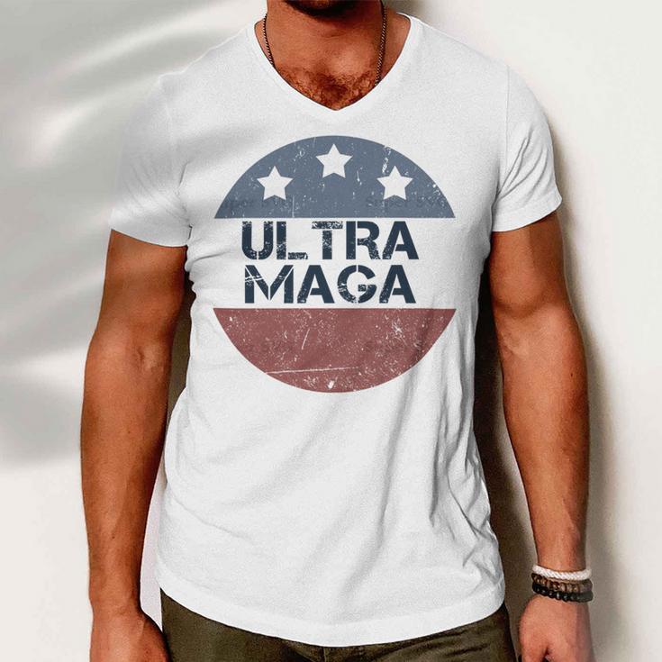 Ultra Maga And Proud Of It V4 Men V-Neck Tshirt