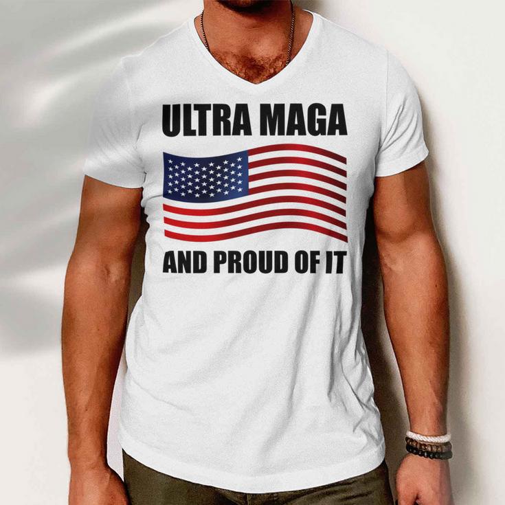 Ultra Maga And Proud Of It V7 Men V-Neck Tshirt