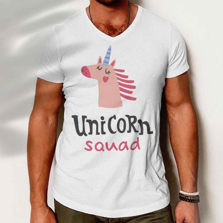 Unicorn Squad 20 Trending Shirt Men V-Neck Tshirt