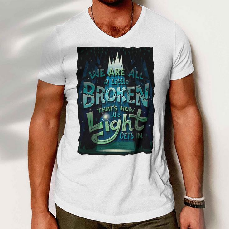 We Are All Broken 350 Trending Shirt Men V-Neck Tshirt