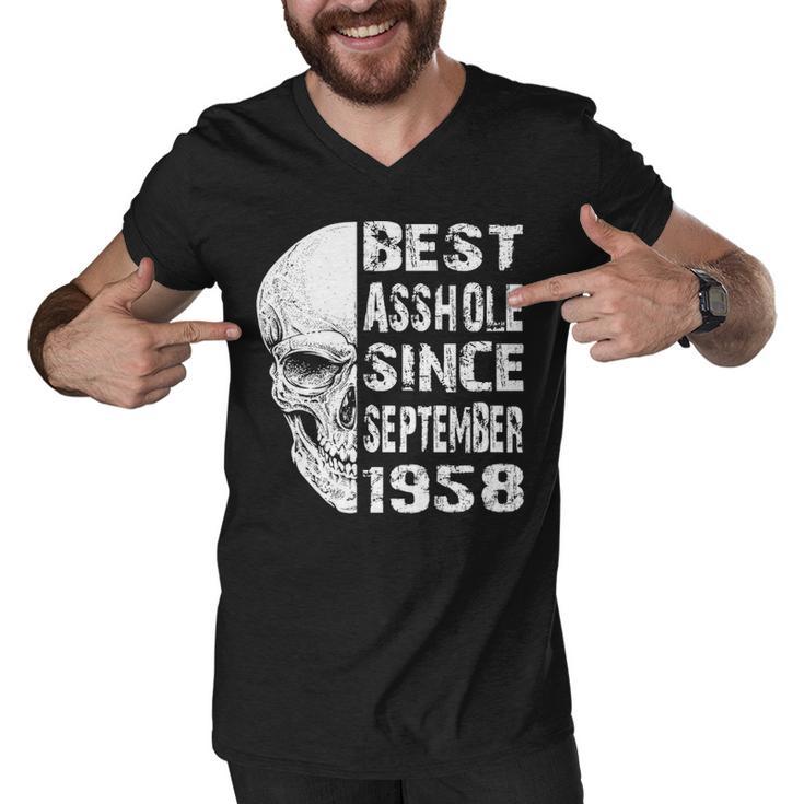 1958 September Birthday V2 Men V-Neck Tshirt