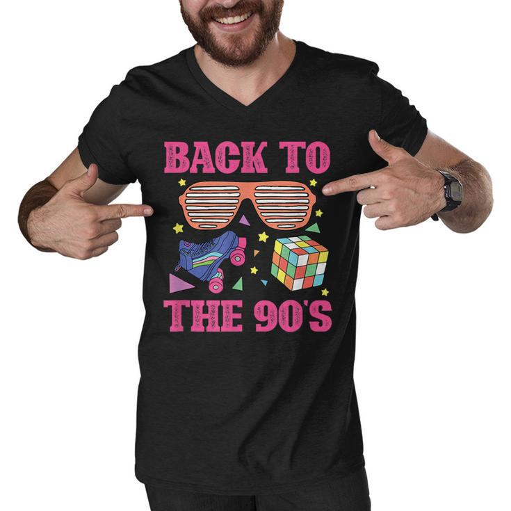 90S Nineties I Love The 1990S Back To The 90S  Men V-Neck Tshirt