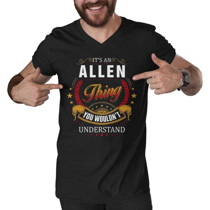 Allen Shirt Family Crest Allen T Shirt Allen Clothing Allen Tshirt Allen Tshirt Gifts For The Allen  Men V-Neck Tshirt