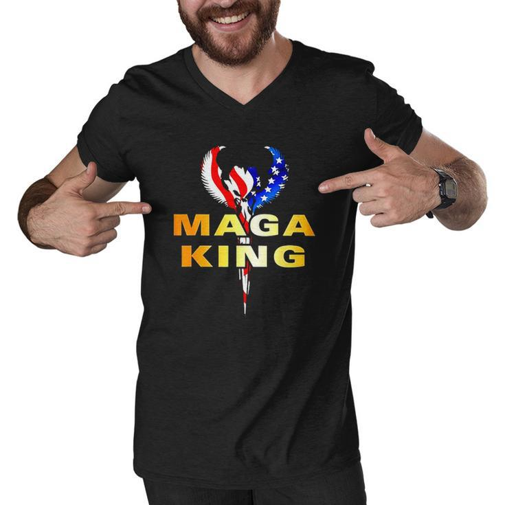 American Eagle Badge Maga King Men V-Neck Tshirt