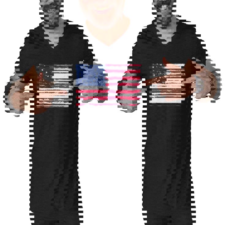 American Flag Betsy Rosswith 13 Stars For Protesters Men V-Neck Tshirt