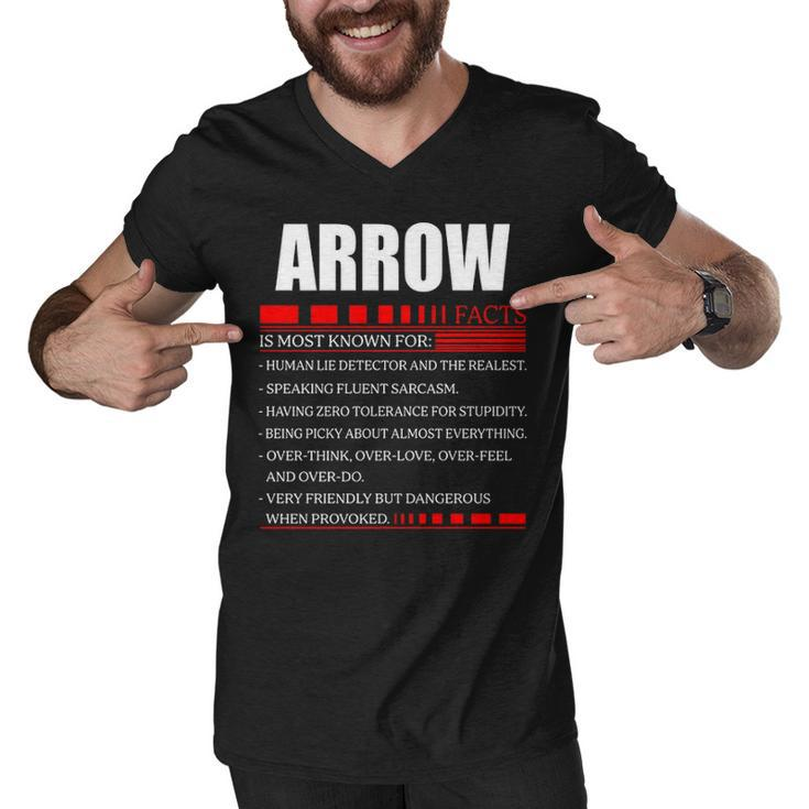 Arrow Fact Fact T Shirt Arrow Shirt  For Arrow Fact Men V-Neck Tshirt