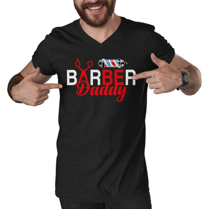 Barber Daddy Fathers Day T Shirts  Men V-Neck Tshirt