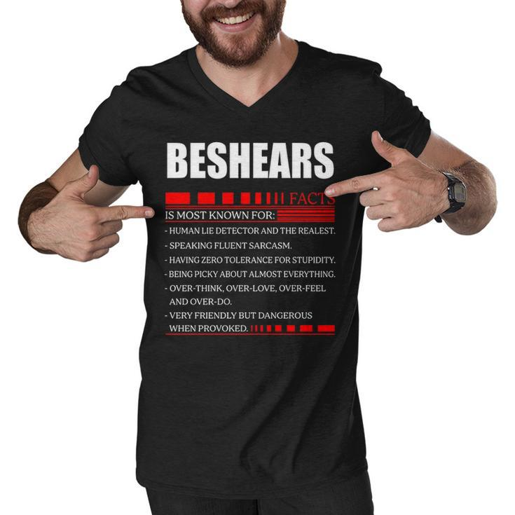 Beshears Fact Fact T Shirt Beshears Shirt  For Beshears Fact Men V-Neck Tshirt