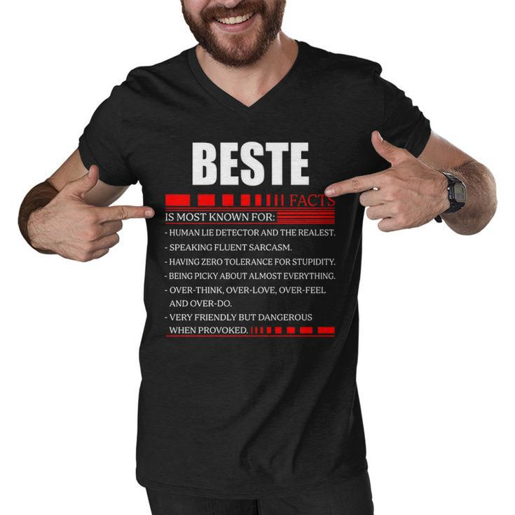 Beste Fact Fact T Shirt Beste Shirt  For Beste Fact Men V-Neck Tshirt