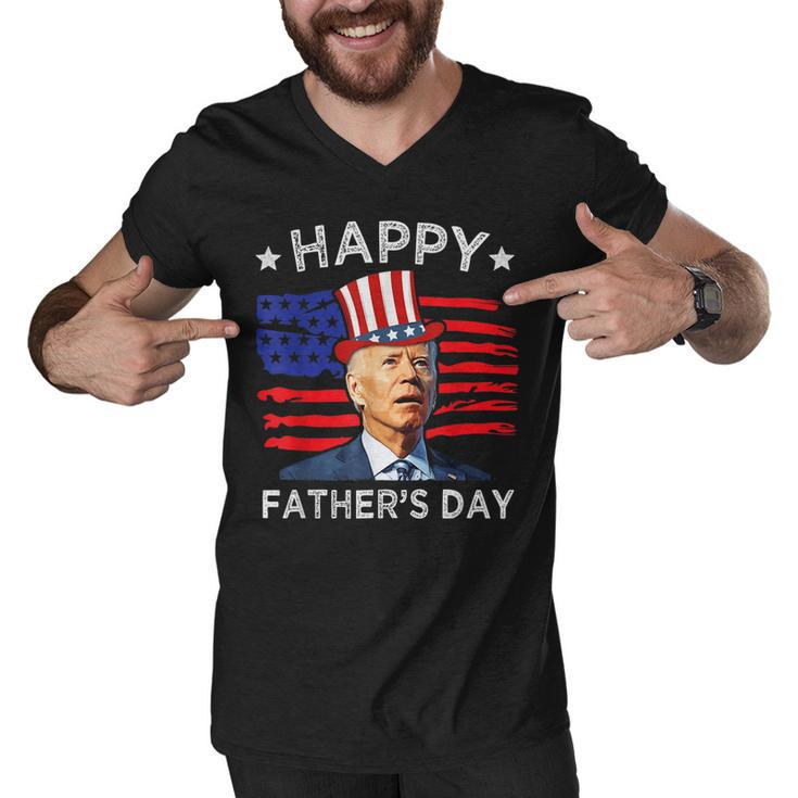 Biden 4Th Of July Joe Biden Happy Fathers Day Funny  Men V-Neck Tshirt