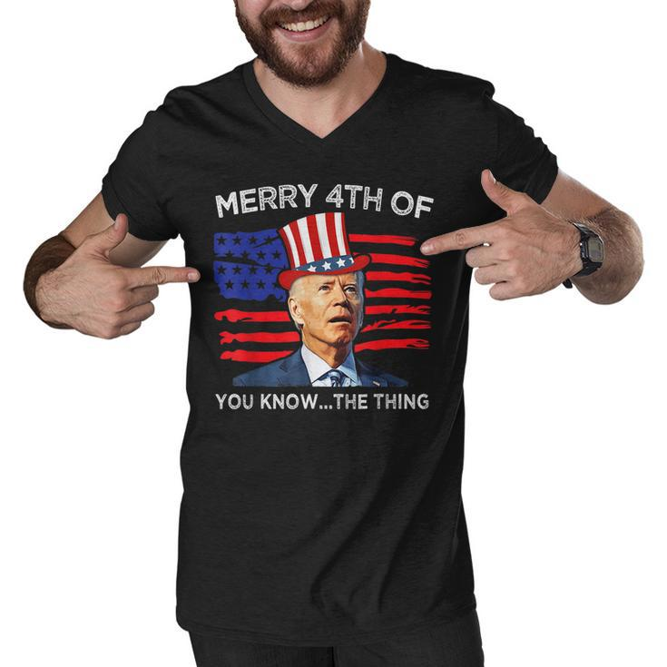 Biden 4Th Of July  | Joe Biden Happy Fathers Day Funny  Men V-Neck Tshirt