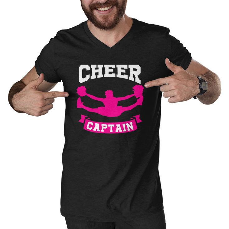 Cheer Captain Cheerleader Cheerleading Lover Gift Men V-Neck Tshirt