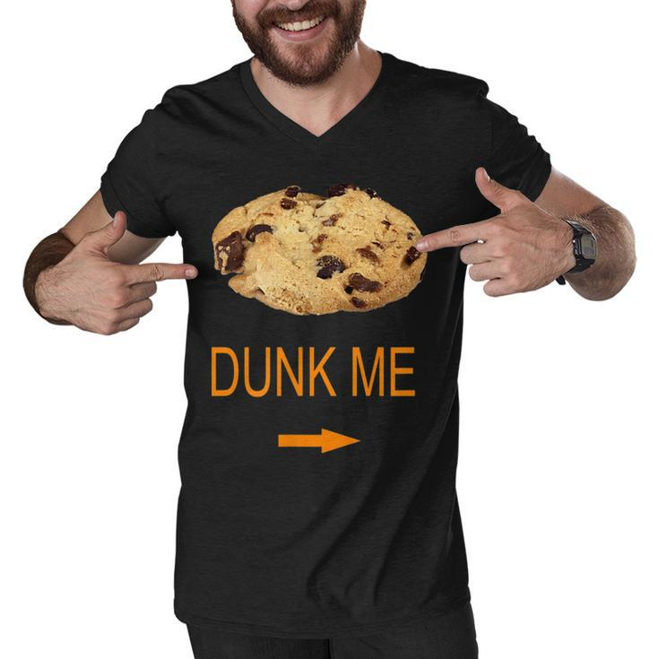 Chocolate Chip Cookie Lazy Halloween Costumes  Match Men V-Neck Tshirt