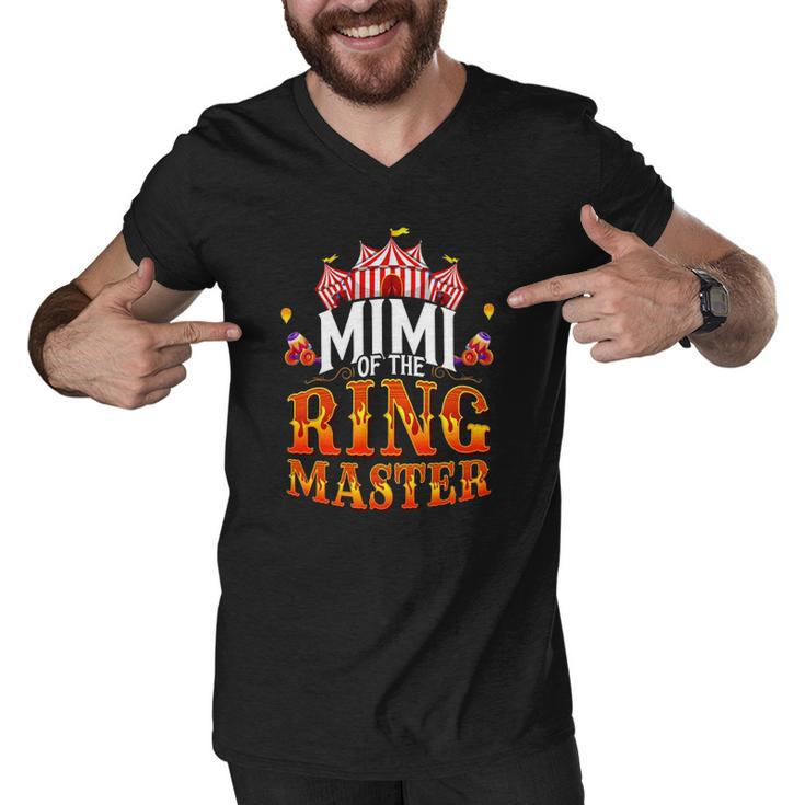 Circus Mimi Of The Ringmaster Family Matching Party Men V-Neck Tshirt