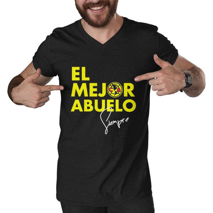 Club America El Mejor Abuelo  Men V-Neck Tshirt