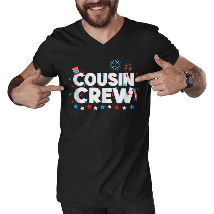 Cousin Crew 4Th Of July Patriotic American Family Matching  V9 Men V-Neck Tshirt
