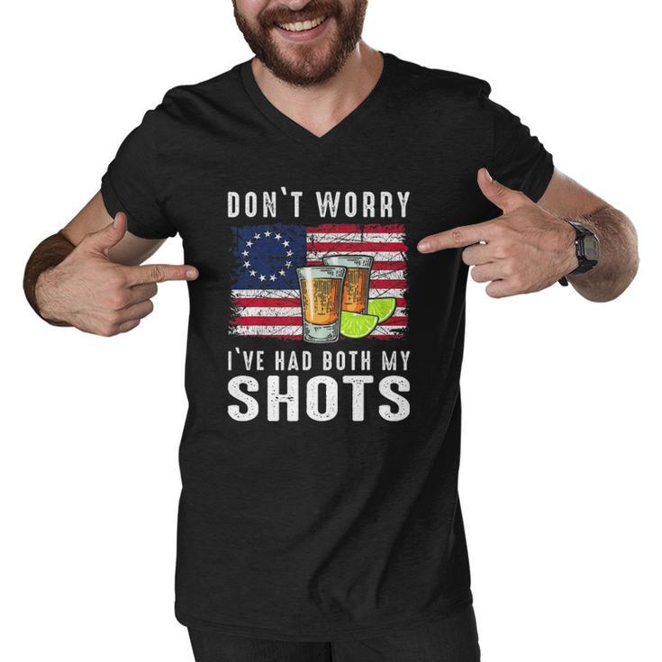 Dont Worry Ive Had Both My Shots For Men Women Men V-Neck Tshirt