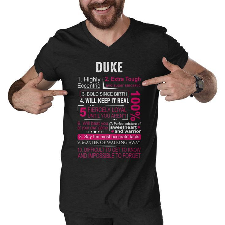 Duke Name Gift   Duke Men V-Neck Tshirt