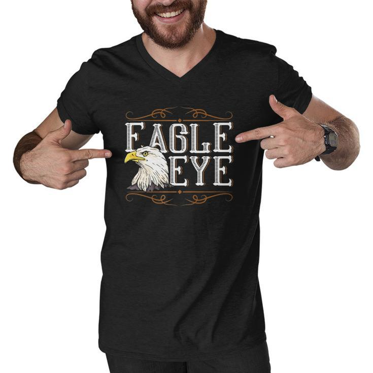 Eagle Eye Us Pride Gift 4Th Of July Eagle  Men V-Neck Tshirt