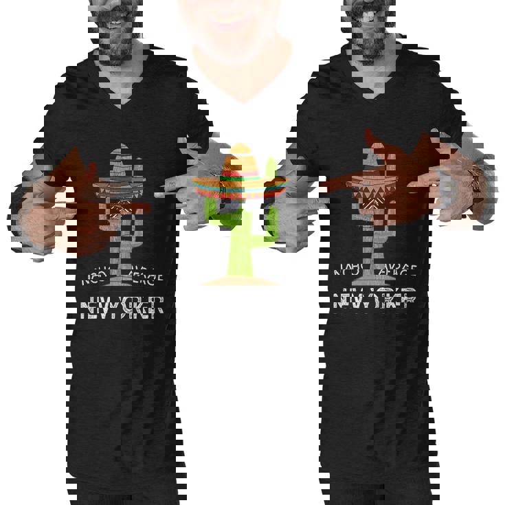 Fun Hometown New Yorker Meme Funny New York Nyc Roots Home Men V-Neck Tshirt