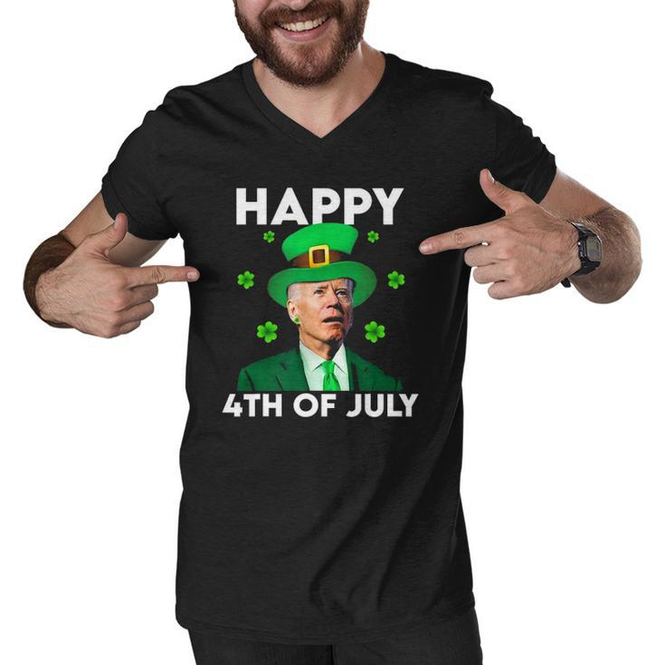 Funny Joe Biden Happy 4Th Of July St Patricks Day Men V-Neck Tshirt