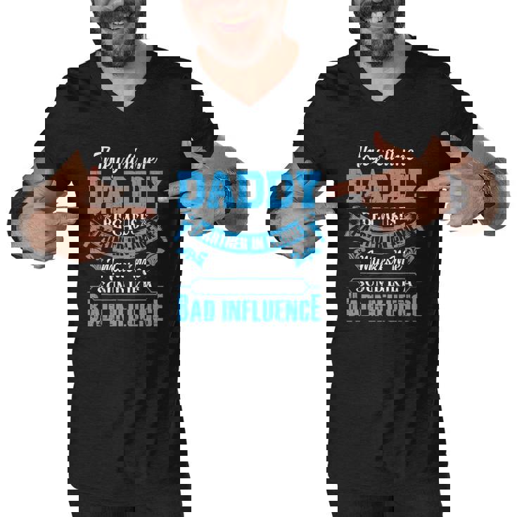 Funny They Call Me Daddy Because Partner In Crime Men V-Neck Tshirt