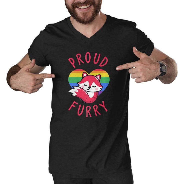 Furry Cosplay Or Furry Convention Or Proud Furry  Men V-Neck Tshirt